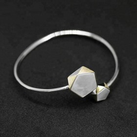 Europe-Style-Geometric-Angles-silver-custom-bangle (4)